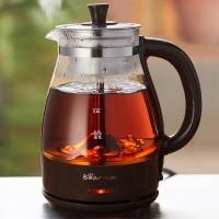 小熊蒸茶壶煮茶器电茶炉煮茶壶喷淋式蒸茶器养生壶办公室小型蒸汽泡茶机械款ZCQ-P10G5一升