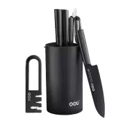 OOU!厨房刀具套装抗菌家用菜刀坎切刀剪刀水果刀7件套刀