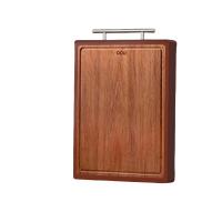 OOU!乌檀木砧板实木切菜板抗菌防霉双面加厚加大砧板案板420*315*20mm