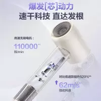 苏泊尔(SUPOR)家用轻音亿级负离子润发大风力大功率护发电吹风智能控温宿舍便携吹风筒送男士女士生日节日礼物 EHDH-