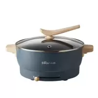 小熊(bear)品牌专柜DHG-C50K5电火锅鸳鸯锅电煮锅电饭锅家用电热锅5藏青色0cm304不锈钢单锅+3蒸笼3个4