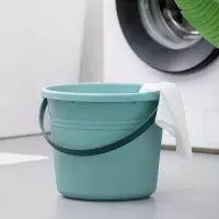 茶花(CHAHUA)洗脸盆33cm+水桶34cm塑料盆子泡脚桶洗脚盆