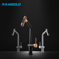 悍高厨房水槽龙头980157-200.BN1.0系列.冷热厨房龙头.全FH枪灰色.赛道阀芯