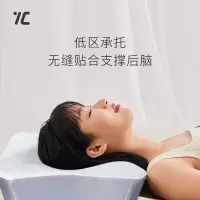 苏宁宜品X七西枕头J32浅灰色护颈枕蝶形枕护颈记忆枕-蝶枕- 单只