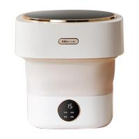 小熊(Bear)迷你洗衣机折叠洗衣机小婴儿内衣洗衣机洗衣消毒机带沥水半自动微洗机[ZMD安心系列]基础款-XY