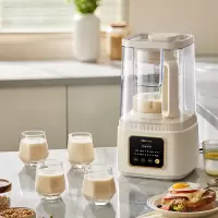 小熊(Bear)低音破壁机可拆刀洗家用多功能热除菌清洗碎冰降噪智能预约PBJ-D08T1 1.5L[ZMD安心