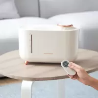 摩飞电器 无雾加湿器卧室婴儿用大容量家用热蒸发式办公室空调房间桌面落地静柔音空气加湿器 MR2081 遥控升级版 [京7