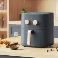 小熊空气炸锅小型机械空气炸锅免翻面大容量家用分体式多功能电炸锅QZG-P13K5