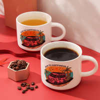 WORLD KITCHEN 奔向幸福系列咖啡杯两件组 480ml*2 米白 WK-BH02T63C-JY/KZ(SC)