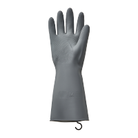 特厚乳胶防滑手套水泥灰