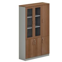 匡大文件柜办公储物柜组合书柜木质门三门文件柜(1200*400*2000mm)