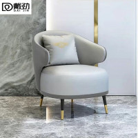 戴劲洽谈沙发组合轻奢售楼处谈判小圆桌洽谈沙发桌子 单人位沙发