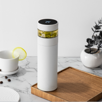 智能不锈钢茶水分离保温杯