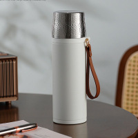 陶瓷内胆焖茶杯锤纹保温杯