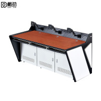 戴劲调度台办公桌指挥中心操作台监控室工作台控制桌 M型三联