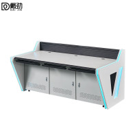 戴劲调度台办公桌指挥中心操作台监控室工作台控制桌DY灯光款三联