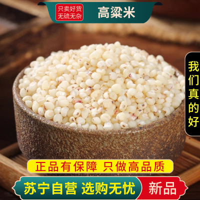 甄选高粱米100克新米五谷杂粮粘黏高粱米水饭农家自产干货另售白藜麦