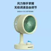 Abereve 艾贝丽台式小风扇简约USB桌面可充电台式办公室学生宿舍床头大风力便携静音电风扇ABL-SF34
