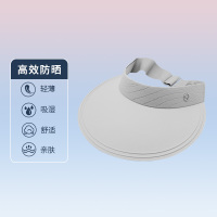 吉普遮阳防晒帽子女夏季户外防紫外线太阳帽大檐冰丝无痕一体空顶帽 P950NADB63