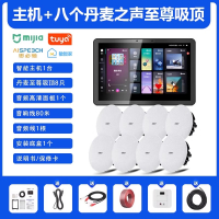 先科(SAST)智能AI家庭吸顶音响套装家用客厅无线蓝牙吊顶 智能语音主机+8个8英寸HiFi至尊同轴吸顶音响