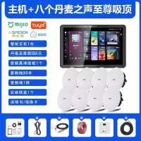 先科(SAST)智能AI家庭吸顶音响套装家用客厅无线蓝牙吊顶 智能语音主机+8个8英寸HiFi至尊同轴吸顶音响