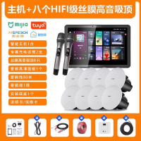 先科(SAST)智能AI家庭吸顶音响套装无线蓝牙吊顶 智能K歌主机+8个6.5英寸HiFi丝膜高音同轴吸顶音响