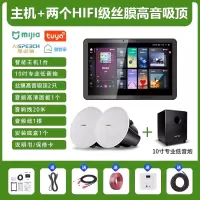 先科(SAST)智能AI家庭吸顶音响客厅无线智能语音主机+2个6.5英寸HiFi丝膜高音同轴吸顶音响+10吋专业低音炮