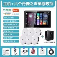 先科(SAST)智能AI家庭吸顶音响家用客厅无线蓝牙智能语音主机+6个8英寸HiFi至尊同轴吸顶音响+10吋专业低音炮