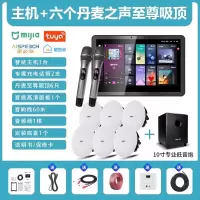 先科(SAST)智能AI家庭吸顶音响家用客厅无线蓝牙智能K歌主机+6个8英寸HiFi至尊同轴吸顶音响+10吋专业低音炮
