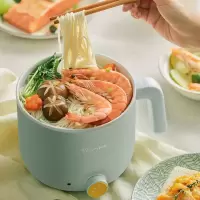 小熊电煮锅 1.2L 电热锅电火锅多功能锅 宿舍学生寝室小锅电锅一体泡面锅 DRG-E12T1