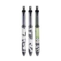 齐心 WHGP0036-3H 低分贝速干大容量按动中性笔 双珠ST0.5mm 黑