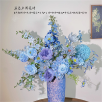花束 蓝色主图仿真花