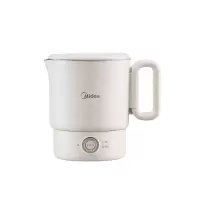 美的(Midea)便携烧水壶0.7L电水壶旅行不锈钢电热水杯折叠电热水壶MK-SH07S104