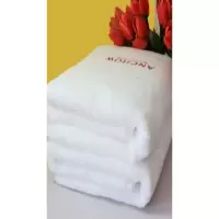 安巢家居(ANCHOW)五星级酒店浴巾纯棉加大加厚成人浴巾柔软吸水速干男女情侣学生浴巾AW10301白色