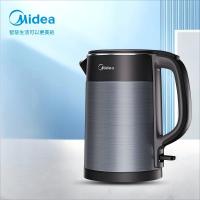美的(Midea)电热水壶烧水壶无缝全钢食品级304不锈钢双层防烫MK-HJ1511