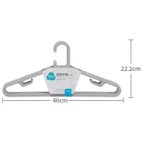 茶花(CHAHUA) 大衣架 防滑晾衣架子衣服架衣挂晒衣服撑子挂衣架防风 10支