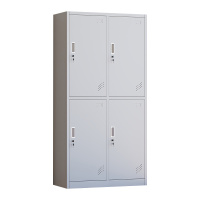 臻远 ZY5062001 铁皮更衣柜 四门 90*42*180cm(单位:台)纯白色