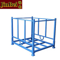 锦北仓库插管堆垛架巧固架堆叠冷库货架高架码垛架布料架折叠无底双拉杆1200*1500*1250mm