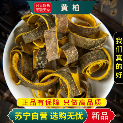 甄选黄柏100克正品干货新货黄柏片煮水泡茶黄柏皮黄皮黄百黄柏带皮黄柏