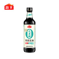 海天 酱油 无蔗糖特级0添加生抽500mL*1瓶 零添加控糖炒菜凉拌白灼提鲜调味品