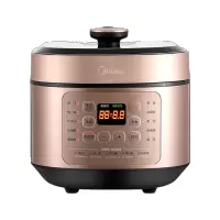 美的(Midea)提鲜系列 智能电压力锅5L 多功能 易清洁 双胆 高压快煮 上蒸下煮 高压锅YL50X5-201