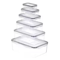 高质量食品级密封冷藏冷冻冰箱保鲜收纳盒套装