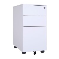 臻远 ZY5062223 钢制三抽矮柜 300宽侧拉款 30*52*60cm(单位:台)白色