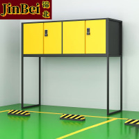 锦北车库收纳柜密码防盗铁皮柜车位杂物储物柜大空间防潮柜对开高架