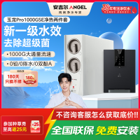 安吉尔家用净水器母婴直饮机纯水直饮式净水机5年长效RO反渗透厨下式过滤器玉龙Pro1000GSE+Y3611管线机