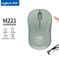 罗技(Logitech)M221 轻音鼠标 无线鼠标 薄荷绿