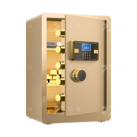 臻远 ZY-NW-BXGS-27 全钢实心保险柜办公防盗保险箱高60cm 三层金色电子款