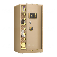 臻远ZY-NW-BXGS-60 全钢实心保险柜办公防盗保险箱 高120cm金色指纹款