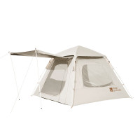 牧高笛(MOBI GARDEN OUTDOOR) 零动自动帐篷145(黑胶版)NX23561005 米白 1/箱