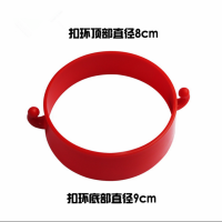 欧汉(OUHAN)70CM橡胶反光路锥路障锥雪糕桶塑料警示圆锥交通停车反光锥桶路锥扣环